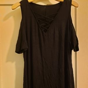 Cold shoulder dress